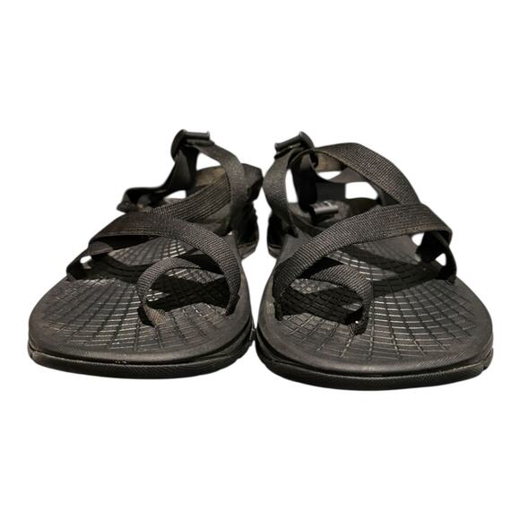 Chaco Z/Volv Adjustable Strap Classic Rubber Sole Black Sandal J105083 Men's 13 - Picture 4 of 10
